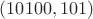 $(10100,101)$