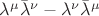 $\lambda^\mu\bar\lambda^\nu-\lambda^\nu\bar\lambda^\mu$
