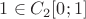 $ 1\in C_2 [0;1]$