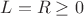 $L = {R \ge  0}$
