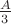 $\frac{A}{3}$
