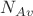 ${N_{Av}}$