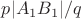 $p|A_1B_1|/q$