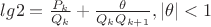 $lg2=\frac{P_k}{Q_k}+\frac{\theta }{Q_kQ_{k+1}},|\theta |<1$