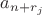 $a_{n+r_j}$