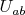 $U_{ab}$