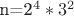 n=2^4*3^2