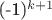 (-1)^{k+1}