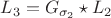 $L_3=G_{\sigma_2} \star L_2$