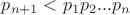 $p_{n+1}<p_1p_2...p_n$