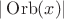 $|\operatorname{Orb}(x)|$