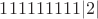 $111111111|2|$