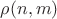 $\rho(n,m)$