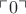 $\ulcorner 0\urcorner$