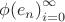 ${{\phi (e_n)}_{i=0}^\infty$
