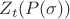 $Z_t (P(\sigma))$