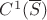 $C^1(\overline{S})$