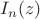 ${I_n}(z)$