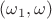 $(\omega_1, \omega)$