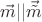 $\vec m || \vec{\tilde m}$