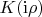 $K(\mathrm{i}\rho)$