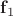 $\mathbf f_1$