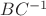 $BC^{-1}$