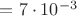 $=7\cdot 10^{-3}$