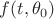 $f(t,\theta_0)$