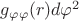$g_{{\varphi}{\varphi} }(r)d{\varphi}^2$