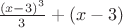 $\frac{(x-3)^3}{3}+(x-3) $