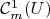 $\mathcal C_m^1(U)$