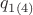 $q_{1(4)}$