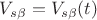 $V_{s \beta}=V_{s\beta}(t)$