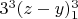 $3^3(z-y)_1^3$