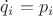 $\dot {q}_i=p_i$