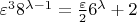 $\varepsilon^38^{\lambda-1}=\frac{\varepsilon}{2}6^\lambda+2$
