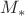 $M_*$