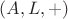 $(A,L,+)$