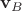 $\mathbf v_B$