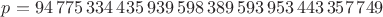 $p = 94\,775\,334\,435\,939\,598\,389\,593\,953\,443\,357\,749$