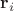 $\mathbf r_i$