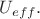 $U_{eff}.$
