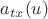 $a_{tx}(u)$