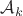 $\mathcal A_k$
