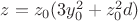 $z=z_0(3y_0^2+z_0^2 d)$