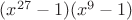 $(x^{27}-1)(x^9-1)$