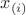 $x_{(i)}$