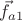$\vec f_{a1}$