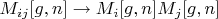 $M_{ij}[g,n] \to M_i[g,n]M_j[g,n]$